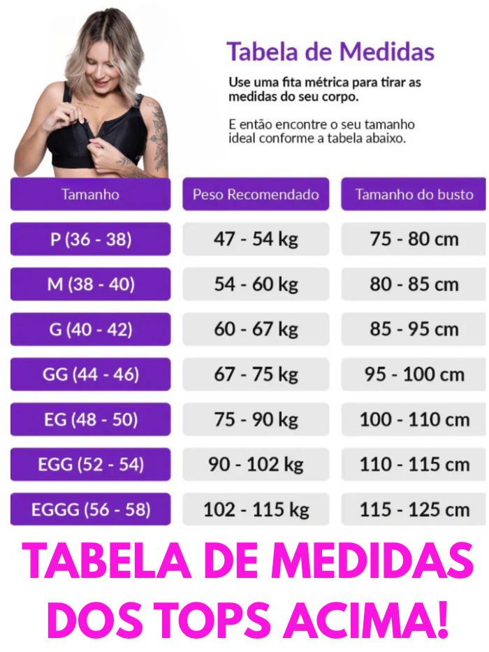 Top Esportivo Asana de Alta Sustentação (Kit com 4 Unidades + 3 Brindes Exclusivos) - Frete Grátis para todo o Brasil!