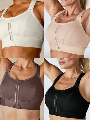 Top Esportivo Asana de Alta Sustentação (Kit com 4 Unidades + 3 Brindes Exclusivos) - Frete Grátis para todo o Brasil!