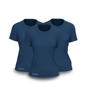 Kit 4 Camisetas Tecnológicas Femininas Asana - Anti Suor (Cópia)