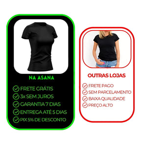 Kit 4 Camisetas Tecnológicas Femininas Asana - Anti Suor (Cópia)