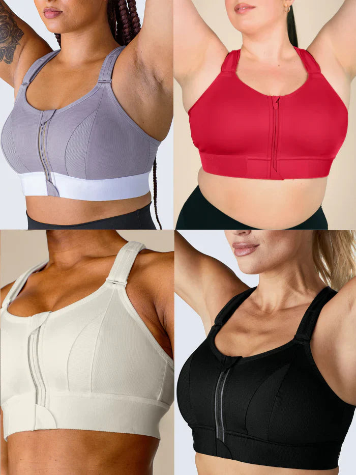 Top Esportivo Asana de Alta Sustentação (Kit com 4 Unidades + 3 Brindes Exclusivos) - Frete Grátis para todo o Brasil!