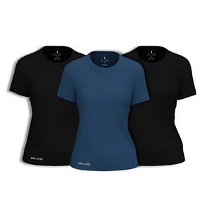 Kit 4 Camisetas Tecnológicas Femininas Asana - Anti Suor (Cópia)