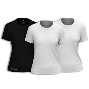 Kit 4 Camisetas Tecnológicas Femininas Asana - Anti Suor (Cópia)